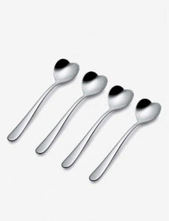 Alessi Big Love Mirrored Stainless Steel Four-piece Sugar Spoon Set
