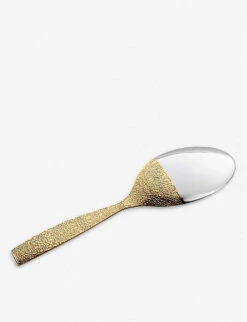 Alessi Dressed 24ct Gold-plated Stainless Steel Serving Spoon