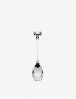 Alessi Dressed Set Of 2 Stainless Egg Opener Spoons