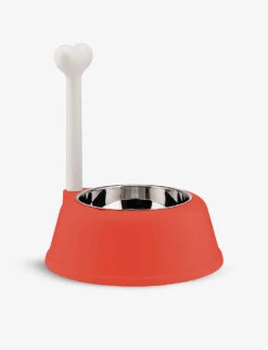Alessi Lupita Thermoplastic Resin And Stainless Steel Dog Bowl