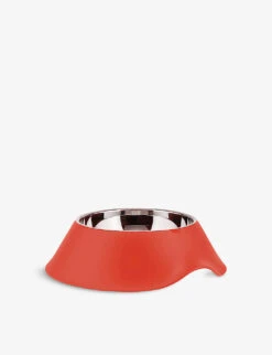 Alessi Lulà Thermoplastic Resin And Stainless Steel Dog Bowl