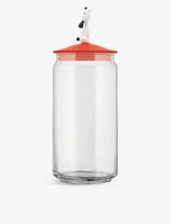 Alessi Lula Glass Dog Food Jar 27cm