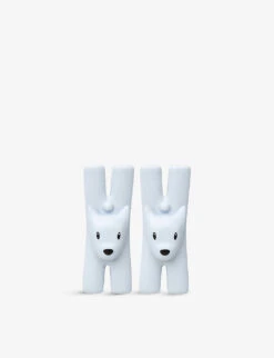 Alessi Giampo And Lampo PVD-coated Resin Clips Set Of Two