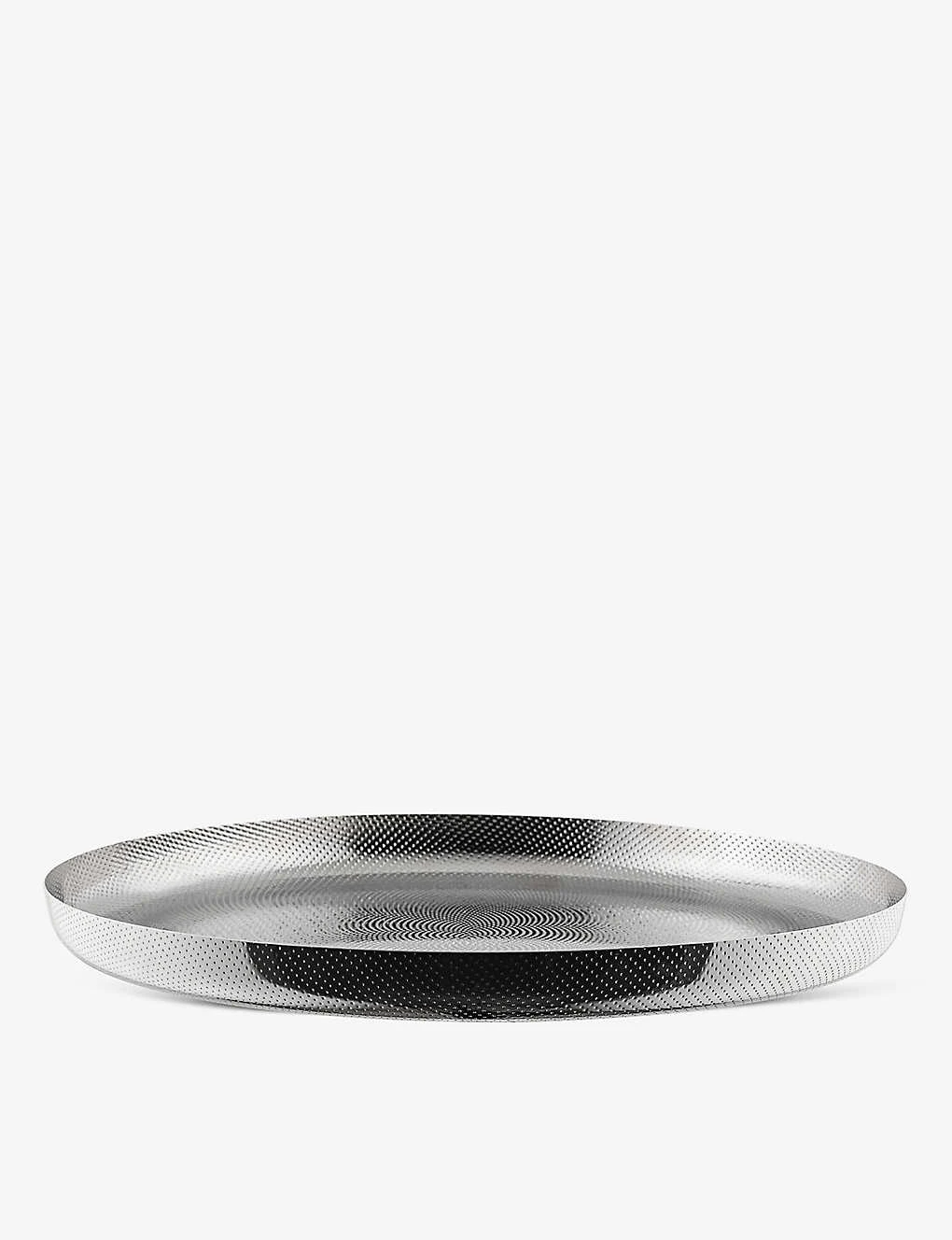 Alessi Extra Ordinary Texture Perforated Stainless-steel Tray 35cm 3 Alessi Extra Ordinary Texture Perforated Stainless-steel Tray 35cm