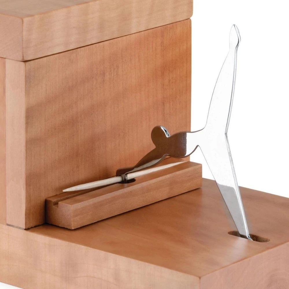 Alessi CO1369 Acchiappastuzzicadenti Toothpick Catcher In Wood 4 Alessi CO1369 Acchiappastuzzicadenti Toothpick Catcher In Wood - Image 2