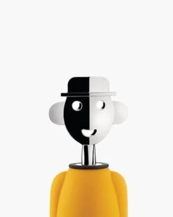 Alessi AAM23 Alessandro M. Bicoloured Corkscrew 32 Alessi AAM23 Alessandro M. Bicoloured Corkscrew -Selfridges Retail Store alessi alessandro m biloroured corkscrew AM23 YB yellow black 2