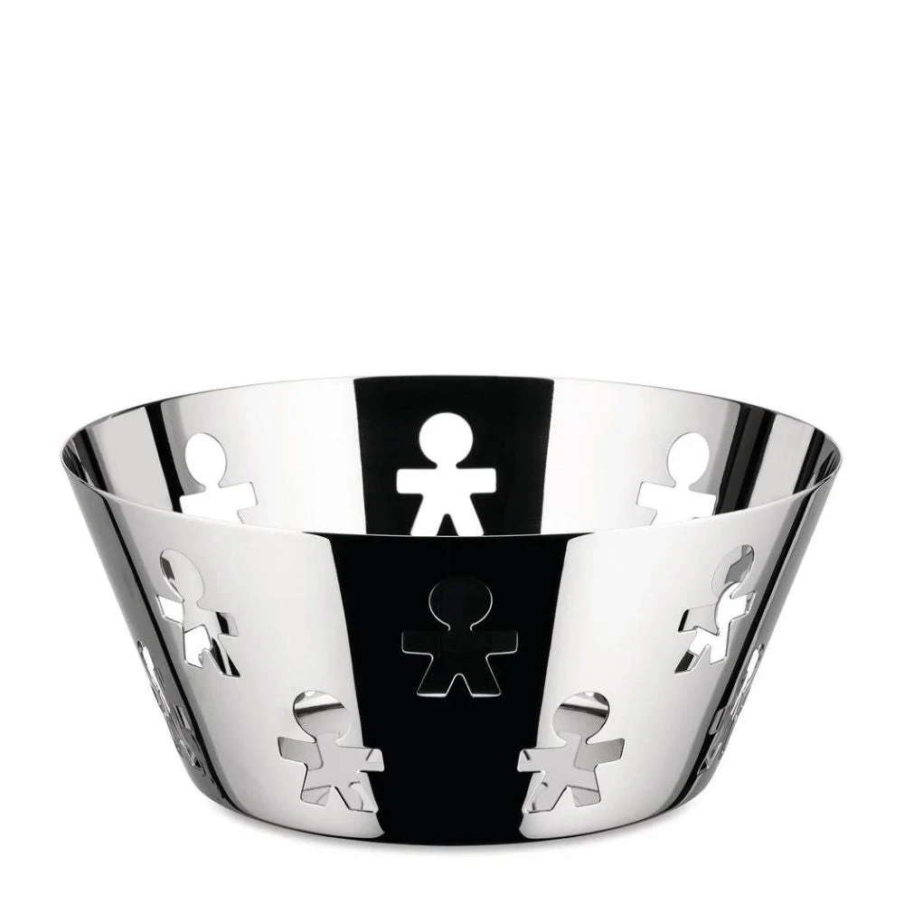 Alessi Girotondo Round Basket In Stainless Steel 5 Alessi Girotondo Round Basket In Stainless Steel - Image 3