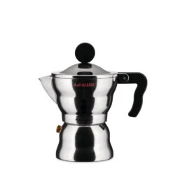 Alessi AAM33 Moka Coffee Maker In Steel