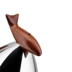 Alessi 90031 Pito Kettle In Steel With Handle And Lid In Natural Wood -Selfridges Retail Store alessi pito bollitore 3