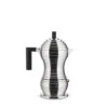 Alessi MDL02 Pulcina Espresso Coffee Maker In Steel With Coloured Handle And Knob 2 Alessi MDL02 Pulcina Espresso Coffee Maker In Steel With Coloured Handle And Knob -Selfridges Retail Store alessi pulcina caffettiera 1 tazza nero