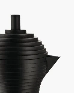 Alessi MDL02 Pulcina Espresso Coffee Maker In Steel With Coloured Handle And Knob -Selfridges Retail Store alessi pulcina coffee maker MDL02 1 BB black 3