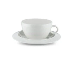 Alessi Bavero Teacup & Saucer Set Of 2