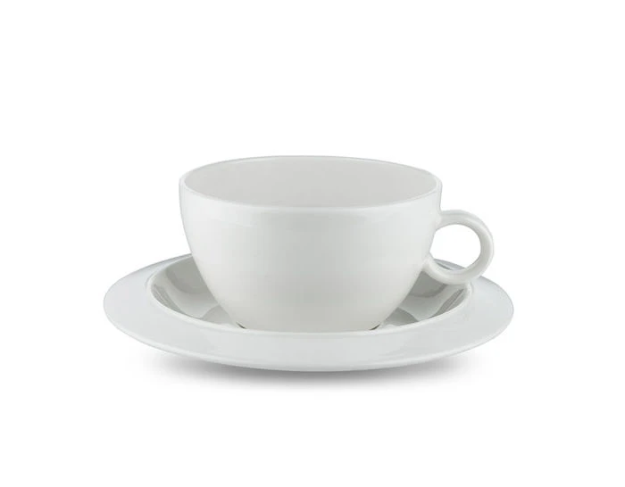 Alessi Bavero Teacup & Saucer Set Of 2 3 Alessi Bavero Teacup & Saucer Set Of 2